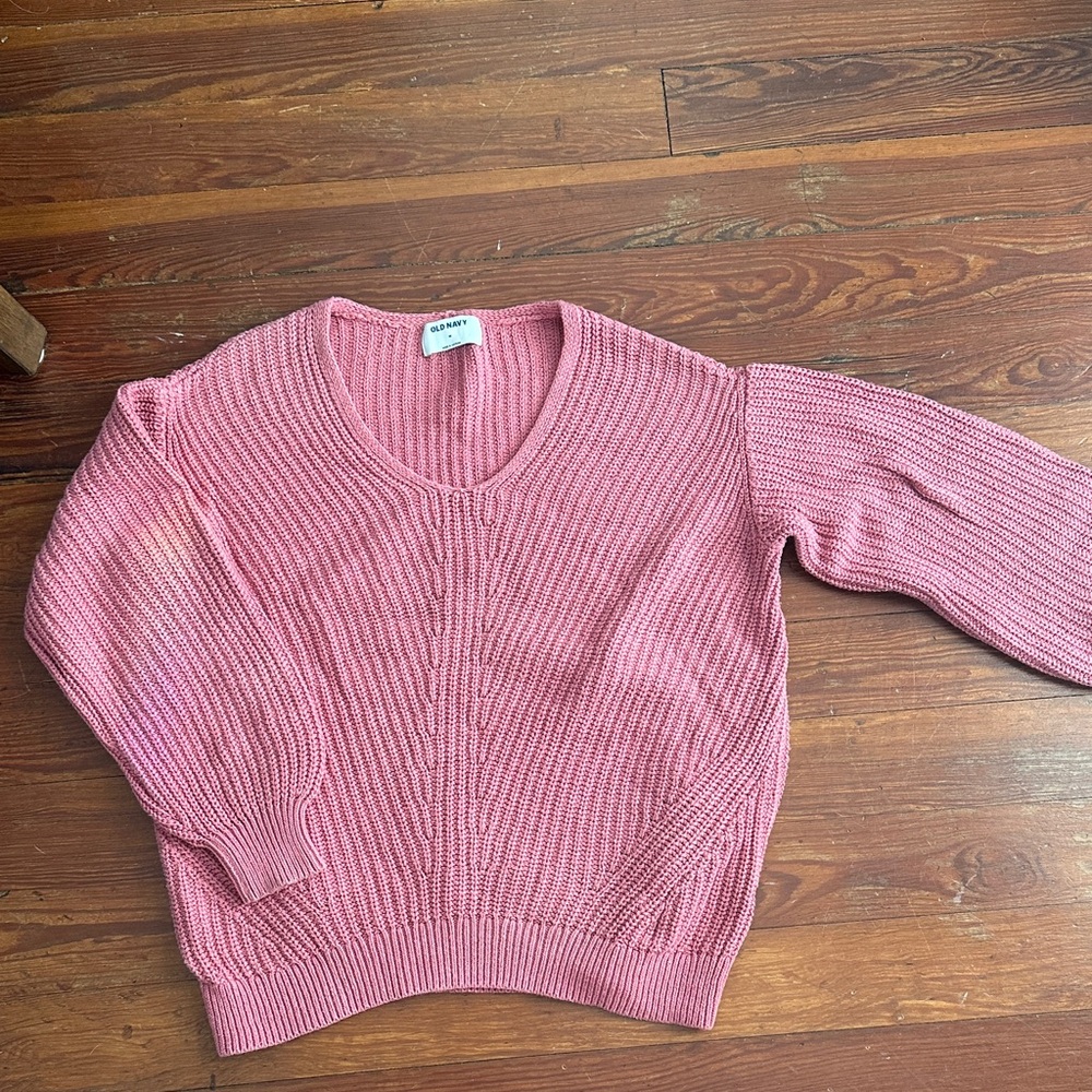 Old Navy V-neck sweater.
